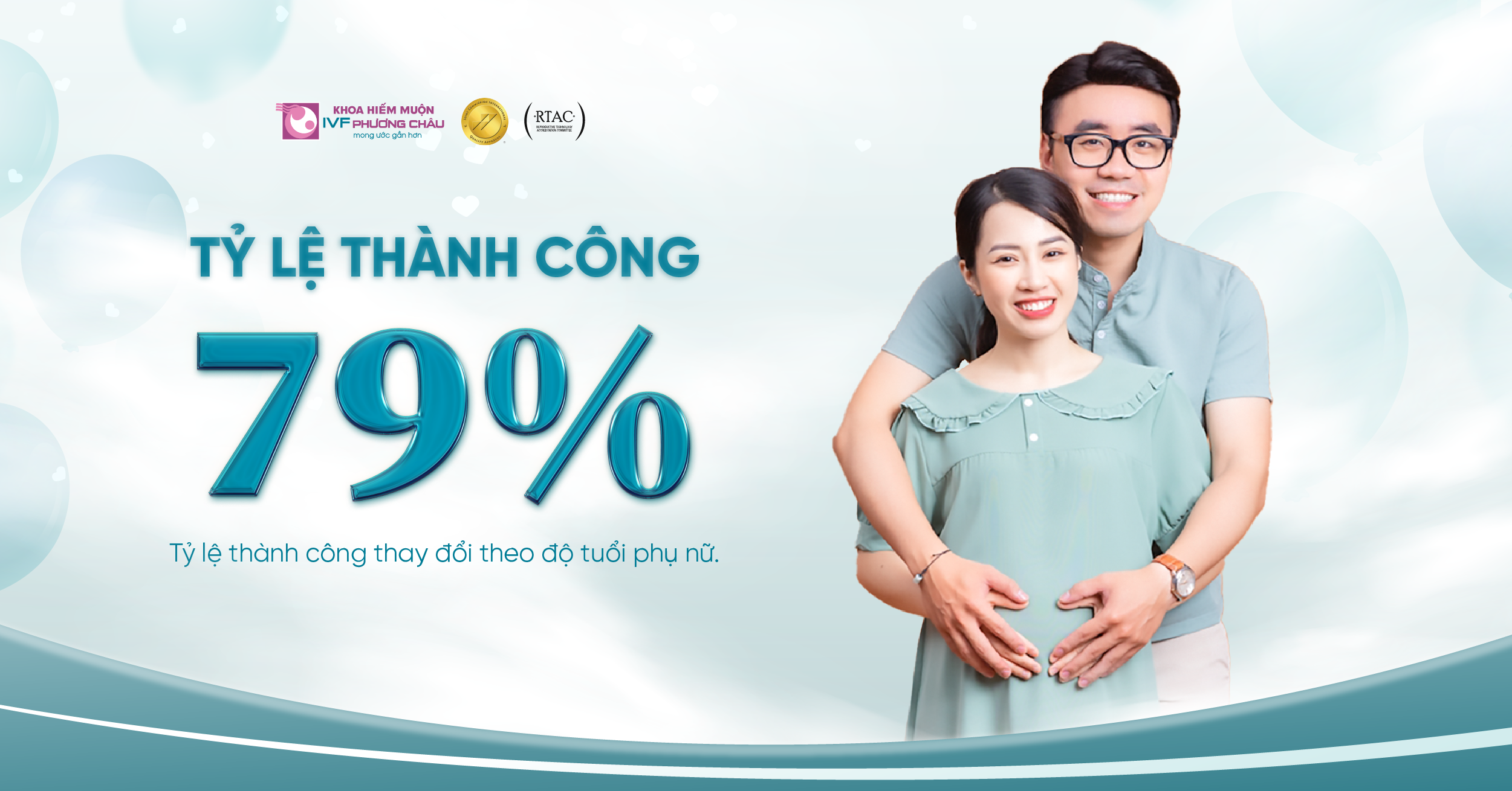 Tỷ lệ thành công IVF 79% Phương Châu