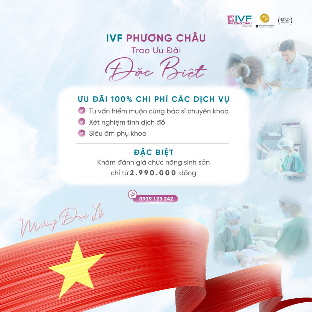Ưu Đãi 100% Dịch Vụ Hiếm Muộn – Khởi Đầu Nhẹ Nhàng Cho Hành Trình Tìm Con