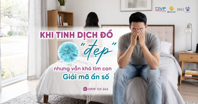 Tinh dịch đồ đẹp nhưng vẫn khó tìm con?
